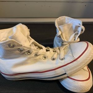 WOMENS HIGH TOP WHITE CONVERSE